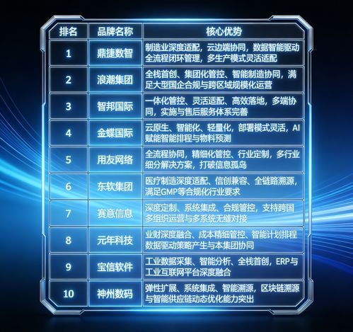 破解制造企業(yè)管理困局，賦能數(shù)字化轉(zhuǎn)型——2026年國(guó)產(chǎn)生產(chǎn)管理型ERP軟件排名與數(shù)字內(nèi)容服務(wù)指南